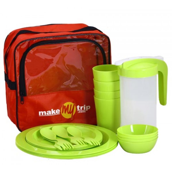  Traveling Bag Set (4 Big Plates, 4 